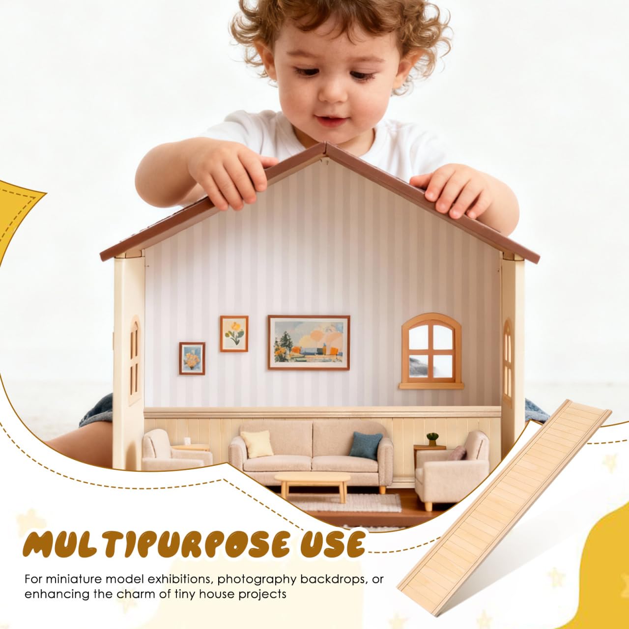 Toddmomy DIY-friendly wood trim aligns with standard kits for easy assembly