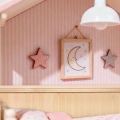 Toddmomy beadboard wainscoting panel for easy color customization in 1:12 scale