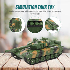 Toddmomy tank model uses durable child-friendly plastic for indoor and outdoor play.