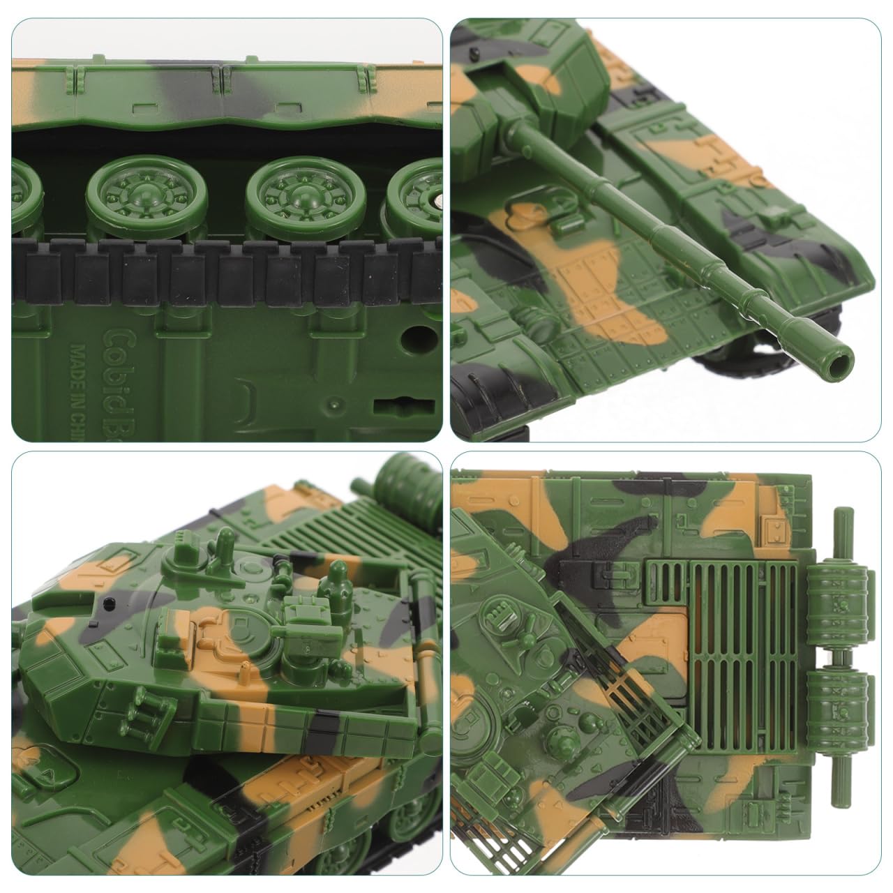 Toddmomy tank model arrives ready to play with no assembly.
