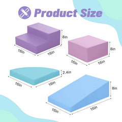 TODIBY blue slide block invites safe, soft landings and fun slides