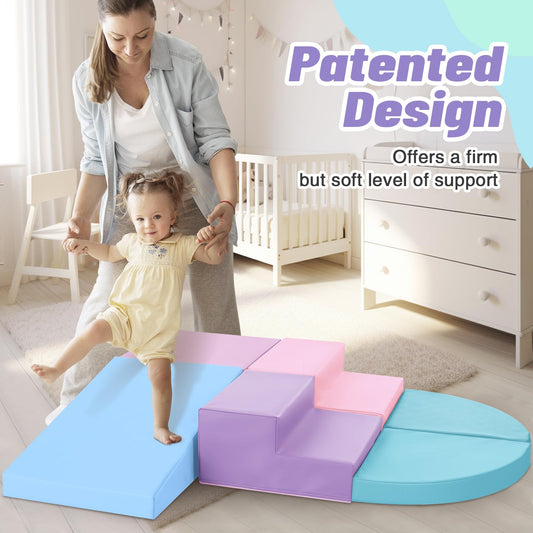 TODIBY lilac stair block promoting safe climbing and color recognition