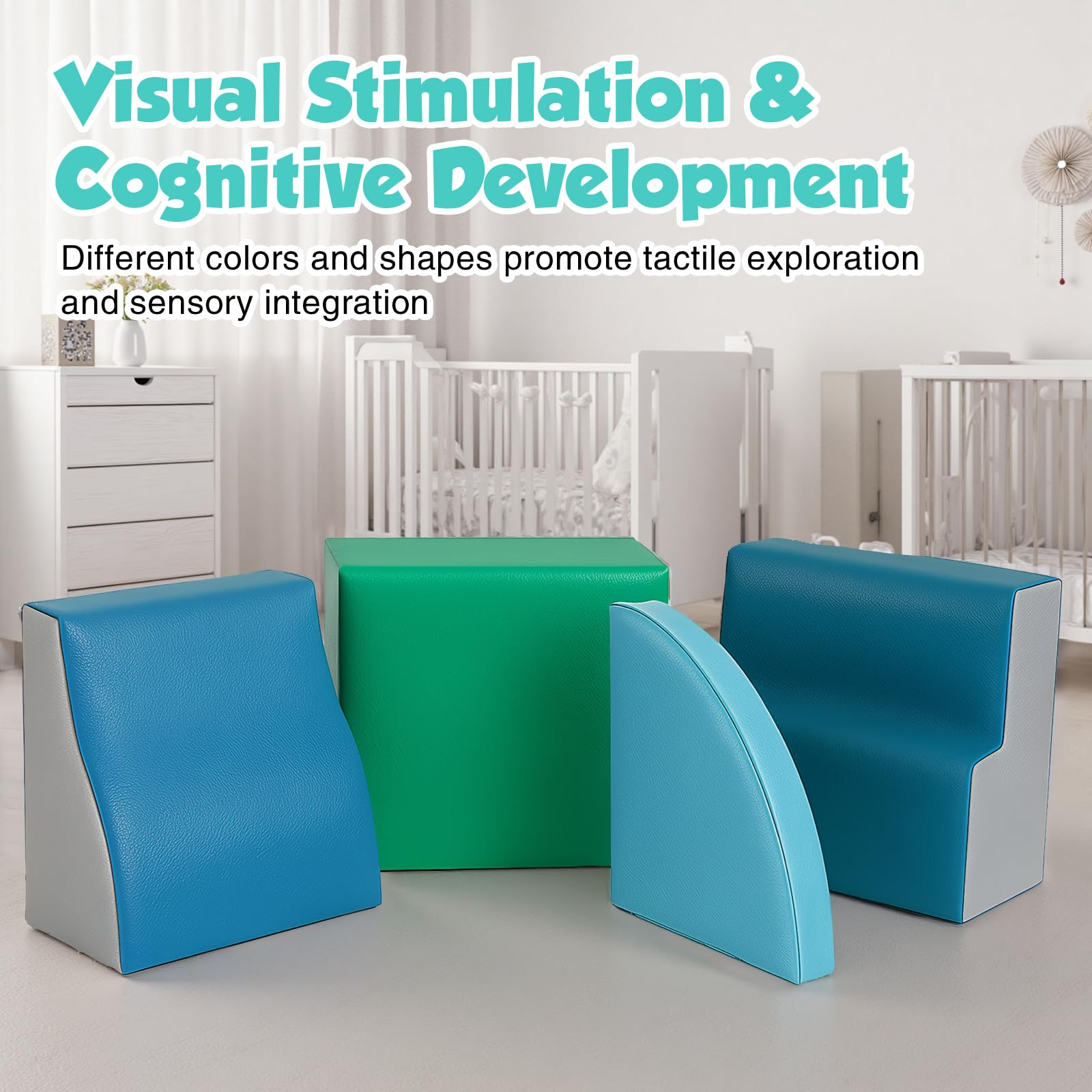 TODIBY educational play features help toddlers explore shapes and space.
