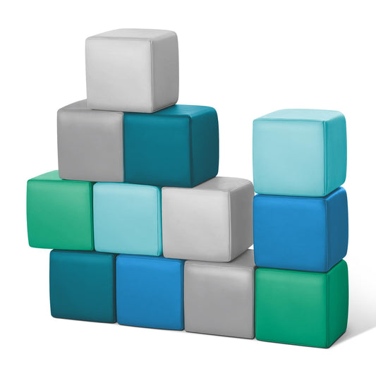 TODIBY foam blocks 12-piece set for safe stacking and early learning.