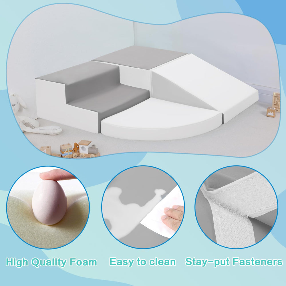 TODIBY foam blocks trapezoids spark creativity in compact play areas.
