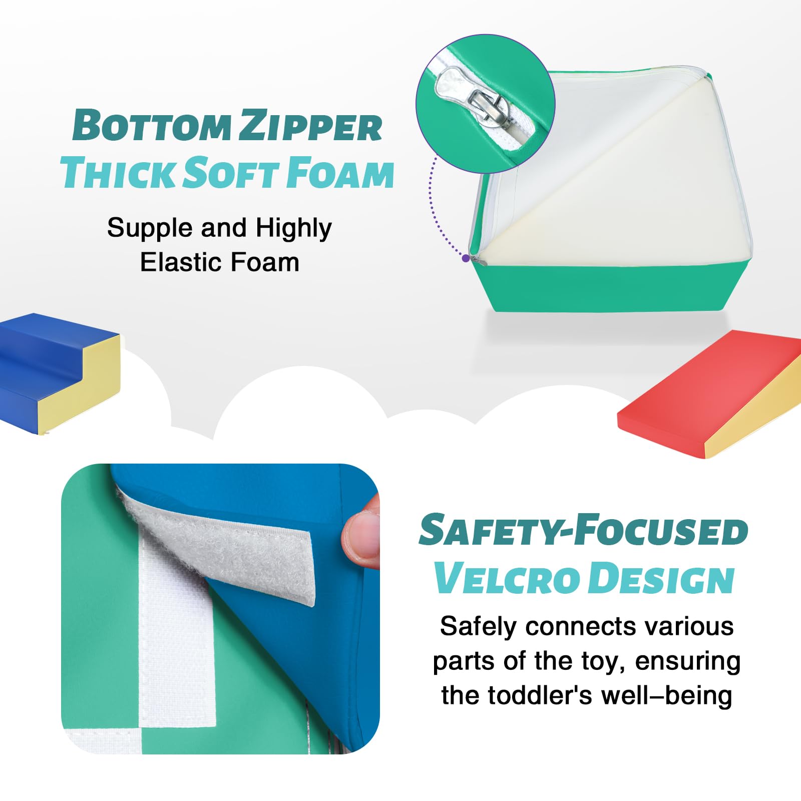 TODIBY green square foam block for creative builds