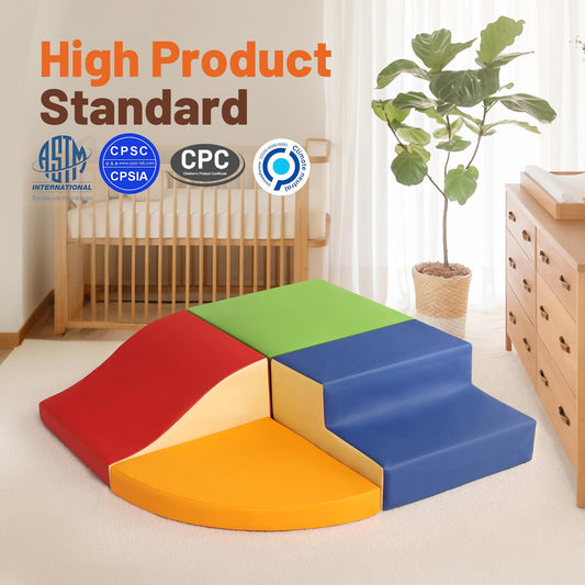 TODIBY red slide adds energetic fun for active toddlers