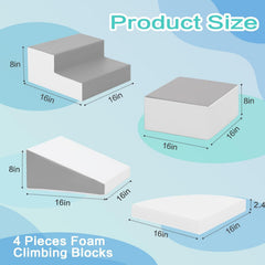 TODIBY climbing blocks are easy to wipe clean after playtime.