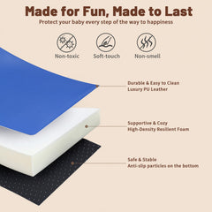 TODIBY waterproof foam blocks wipe-clean for quick tidyups.