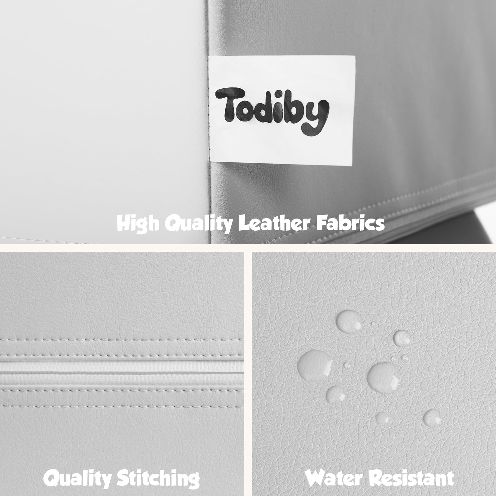 TODIBY white square climbing block provides sturdy base for stacking
