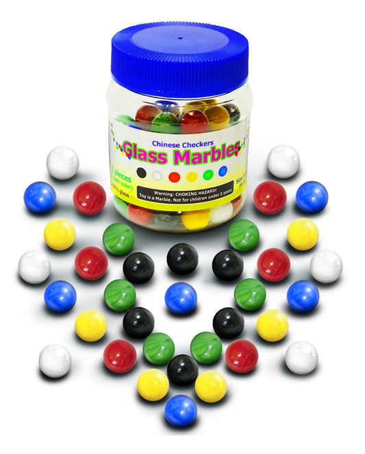 TOGETIC 72-count marbles showcase six colors for colorful gameplay and creative marble runs