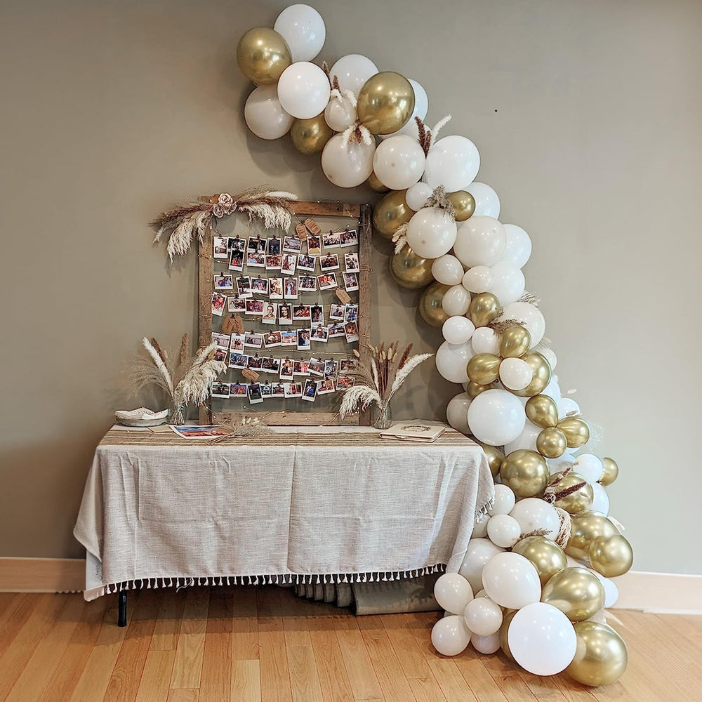 Togvu baby shower boho balloons arrangement for warm, inviting celebrations.