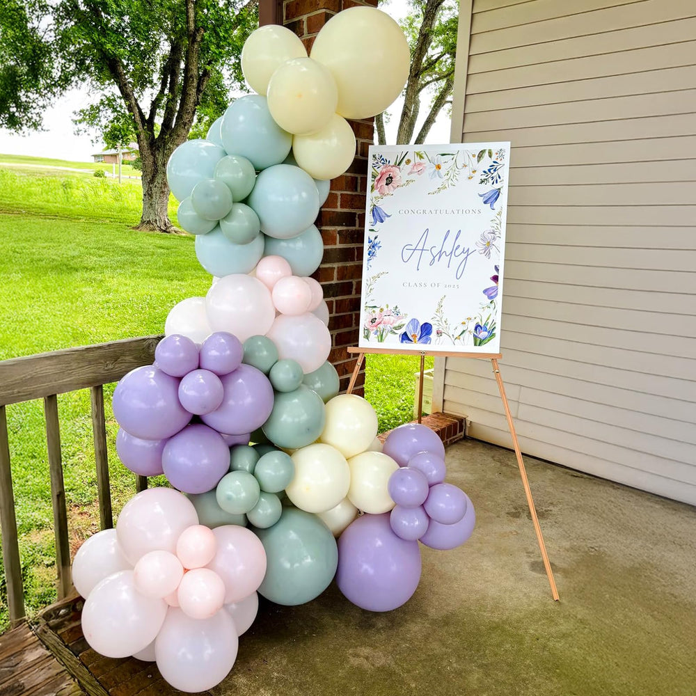 Togvu wildflower-themed balloons, 12in perfect for birthdays and garden parties