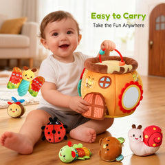 TOHIBEE caterpillar teether supports teething and tactile exploration