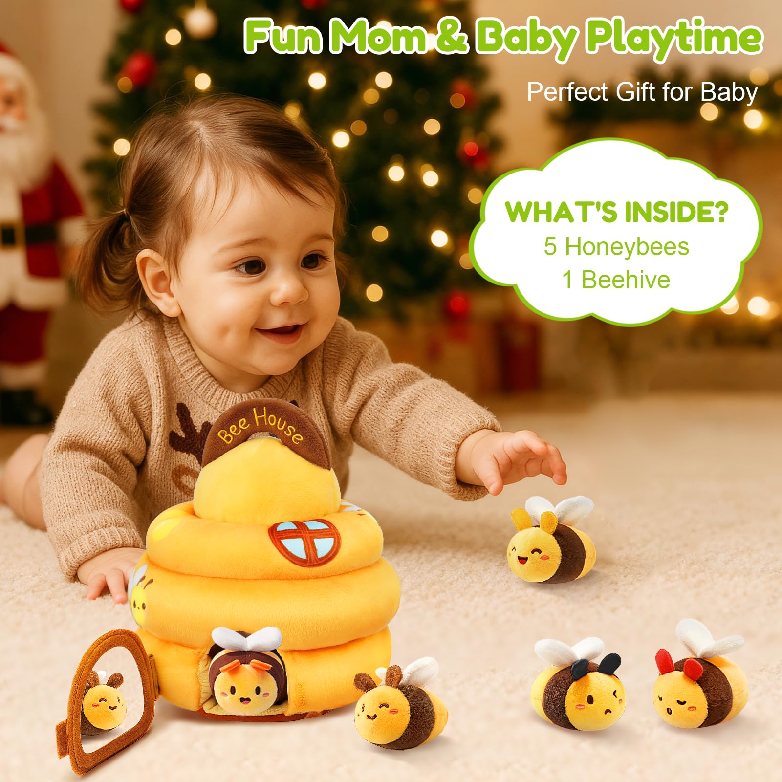 TOHIBEE easy-carry handle makes on-the-go play simple for parents and toddlers.