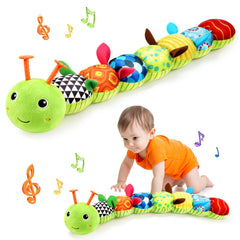 TOHIBEE Musical Caterpillar head with music to engage infant listening during playtime.
