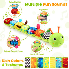 TOHIBEE Plush teether-friendly toy offers soft, safe chewing during teething.