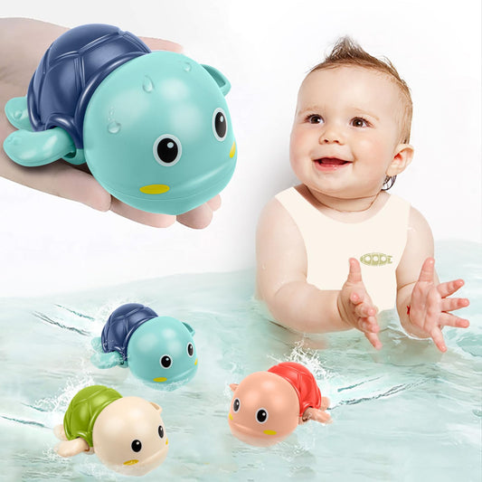 TOHIBEE turtle bath toy blue promotes safe bath time play for toddlers