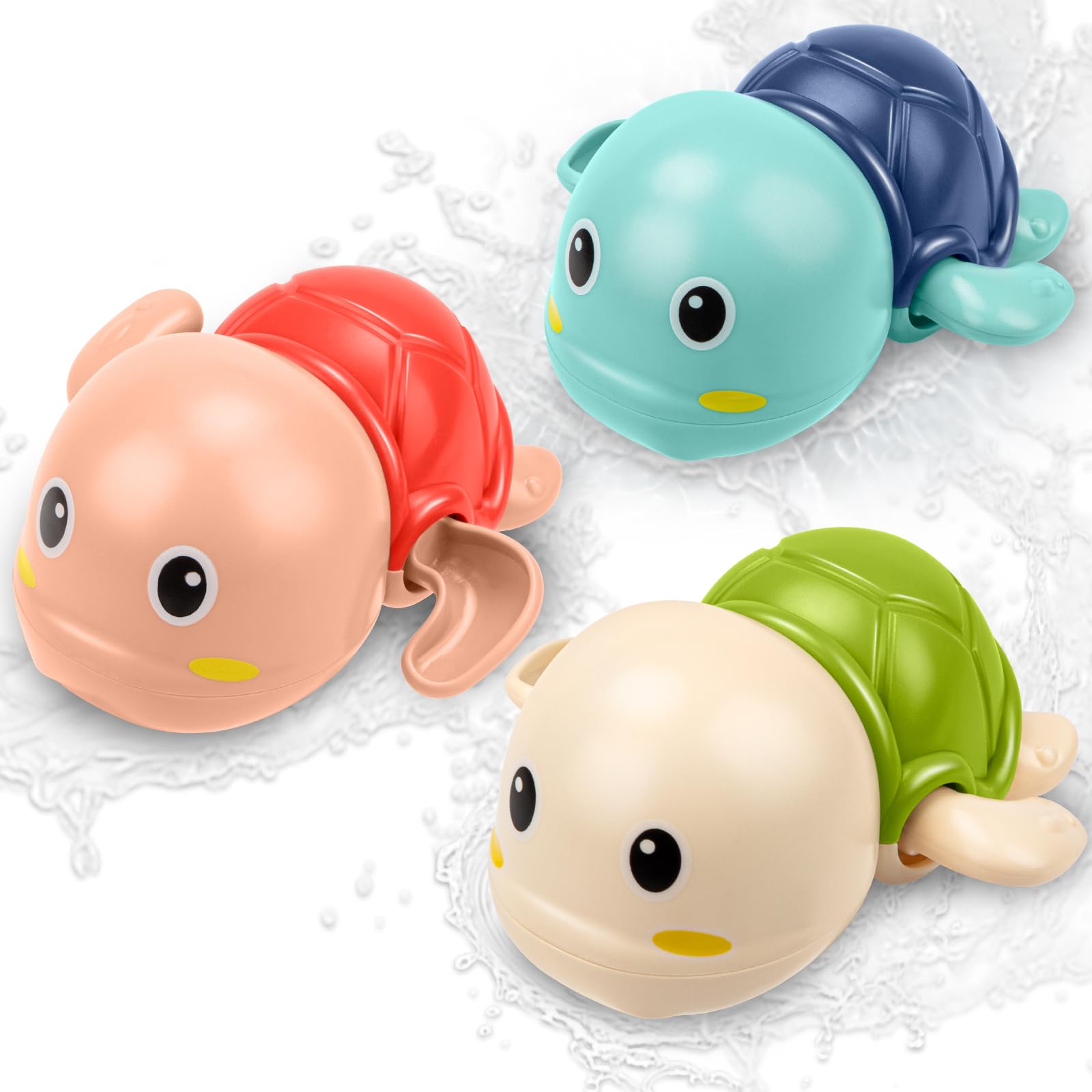 TOHIBEE turtle bath toy pink encourages hands-on water exploration