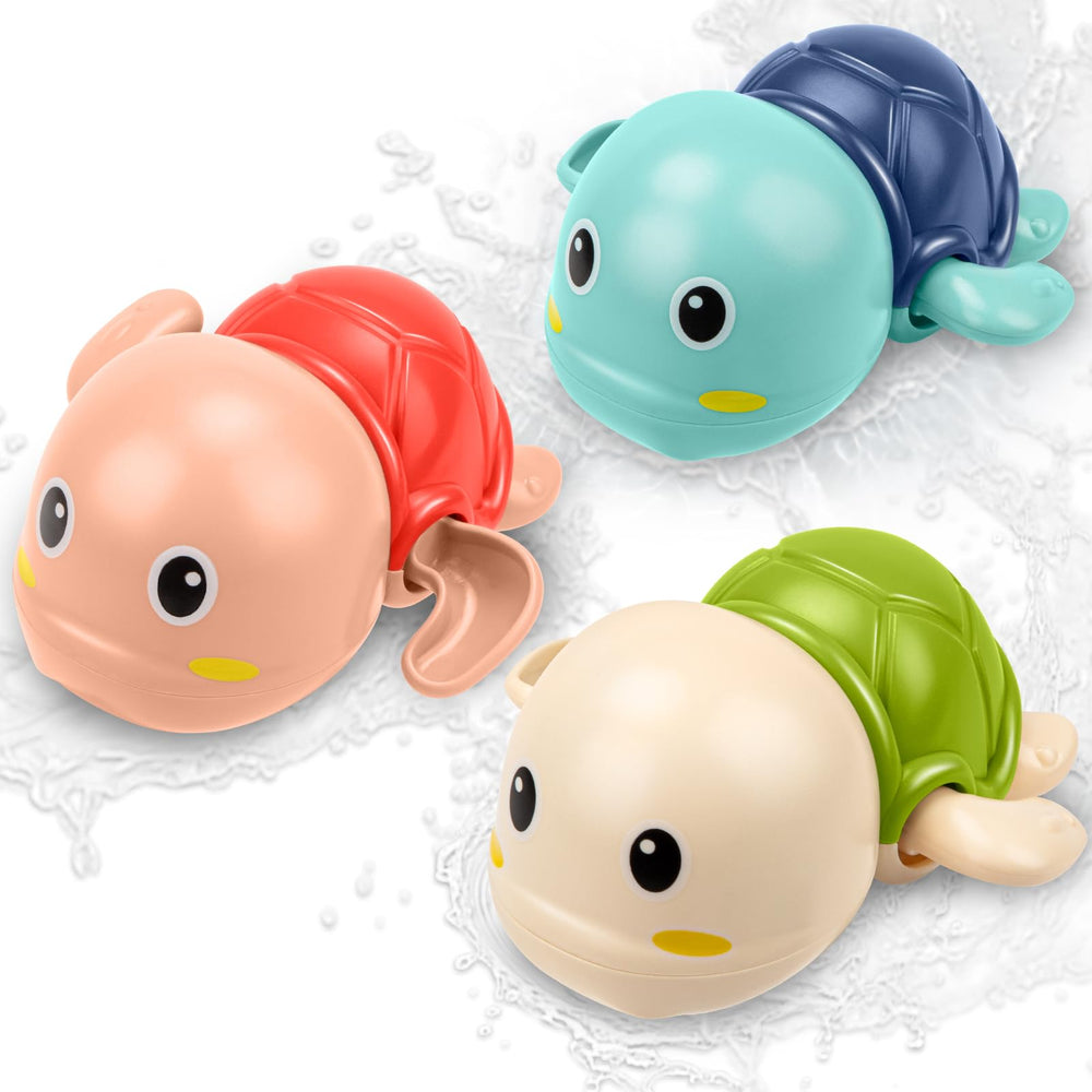 TOHIBEE turtle bath toy pink encourages hands-on water exploration