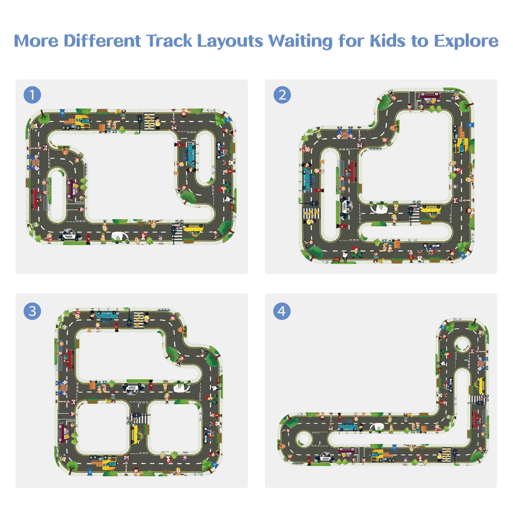 TOI giant floor puzzle laser-cut-edges ensure smooth, burr-free handling.