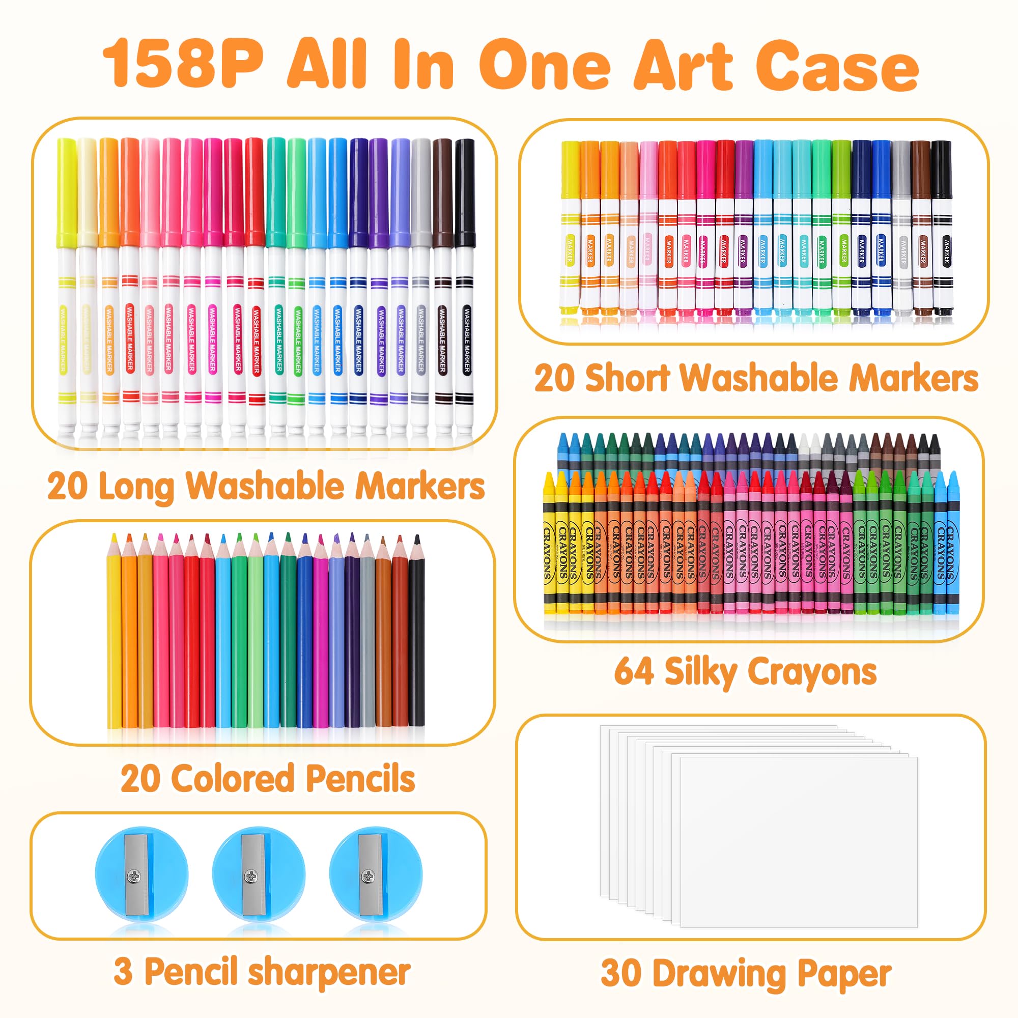 Toidgy art case with secure buckles and handle, easy to carry on the go.