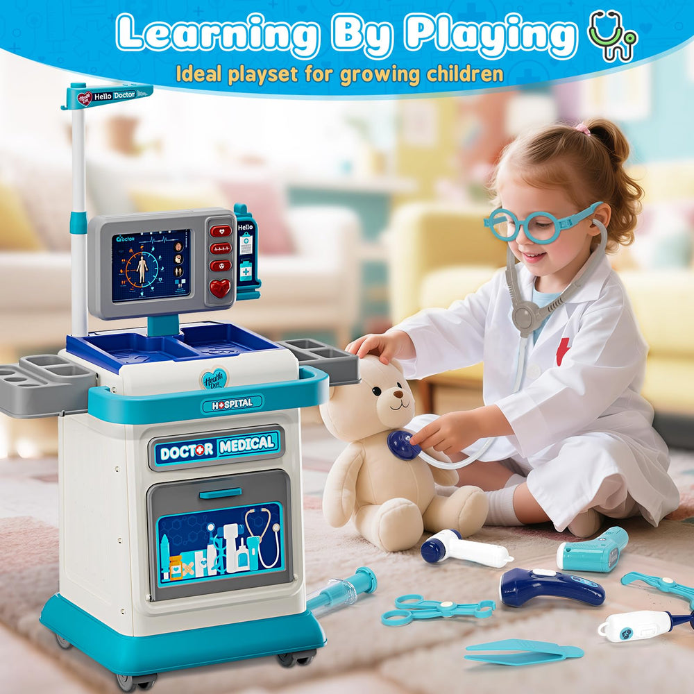 Toidgy Doctor Kit band-aids for gentle wound care props during imagination