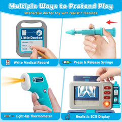 Toidgy Doctor Kit medical record book for organizing pretend patient notes