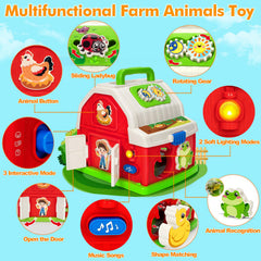 Toidgy farm animals toy engages senses with sound responses