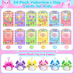 Toidgy Valentine cards with claw machine colors, great for playful exchanges.