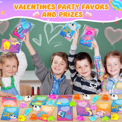 Toidgy packaging keeps items together for quick Valentines Day prep.