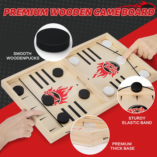 Toidgy wooden air hockey pucks ready for fast matches and precision shots.
