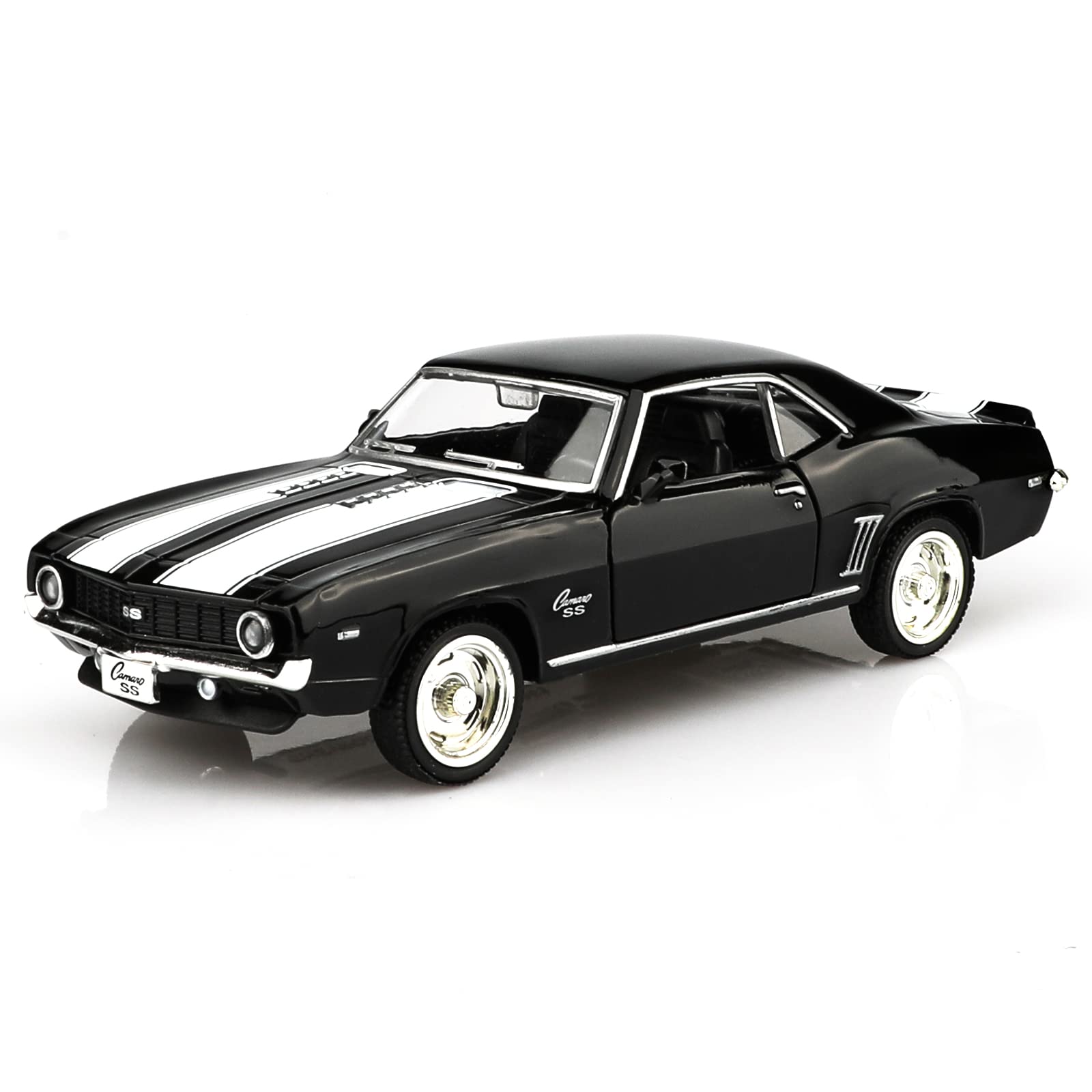 TOKAXI 1969 Camaro SS diecast body with durable zinc alloy construction for safe play.