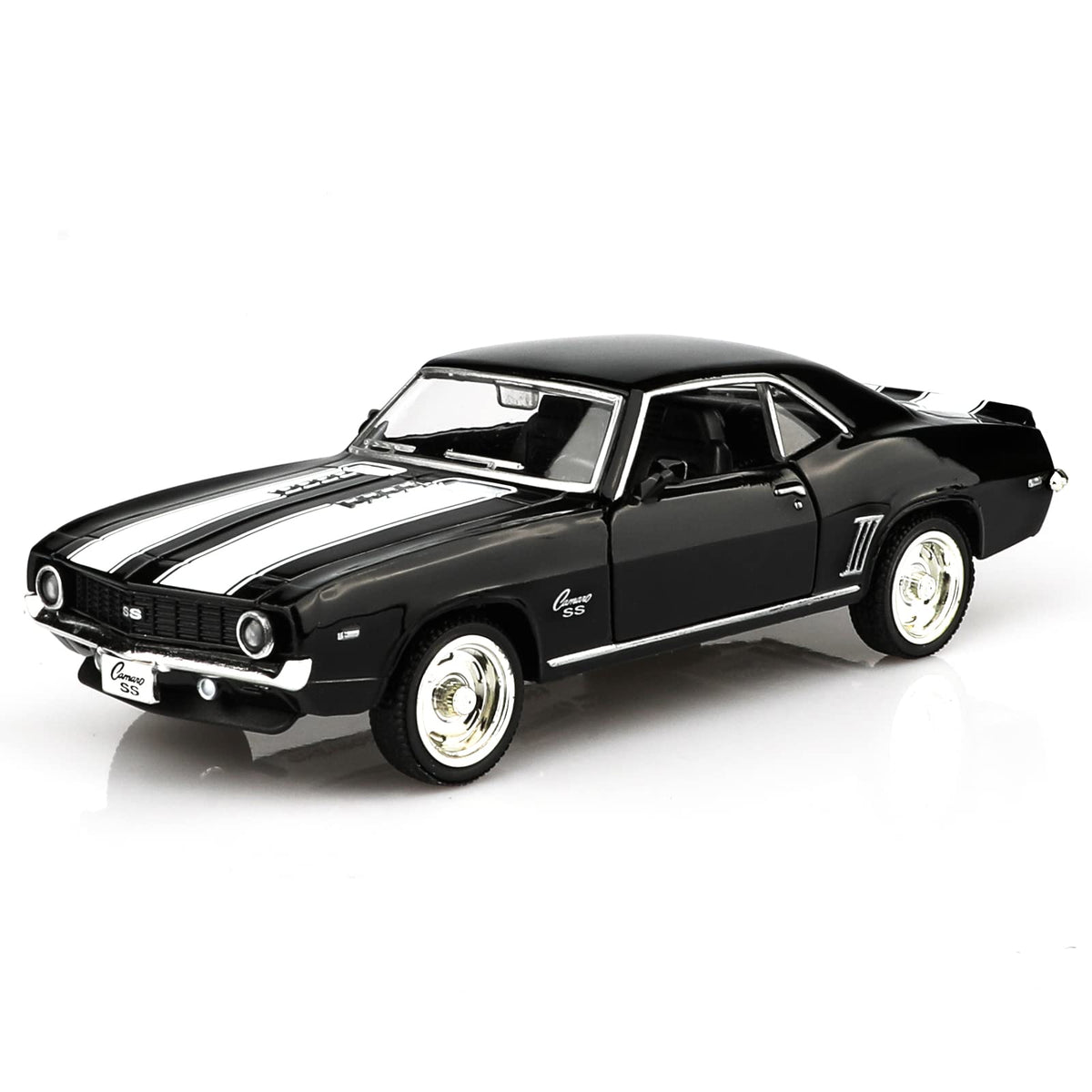 TOKAXI 1969 Camaro SS diecast body with durable zinc alloy construction for safe play.