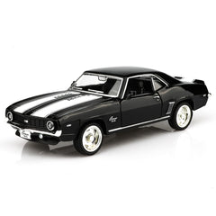 TOKAXI 1969 Camaro SS diecast body with durable zinc alloy construction for safe play.