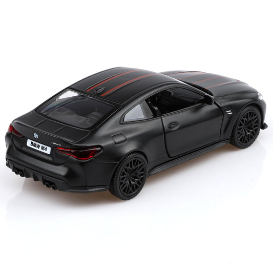 TOKAXI BMW M4 1/36 die-cast side view demonstrates compact size ideal for kids.