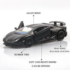 TOKAXI LP750-4 SV diecast open doors reveal detailed interior for display.