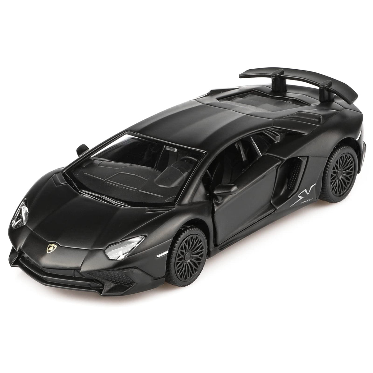 TOKAXI LP750-4 SV diecast car side view highlights durable build for playtime.