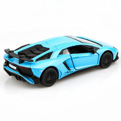 TOKAXI LP750-4 SV diecast car side view, tactile metal feel ideal for hands-on learning.