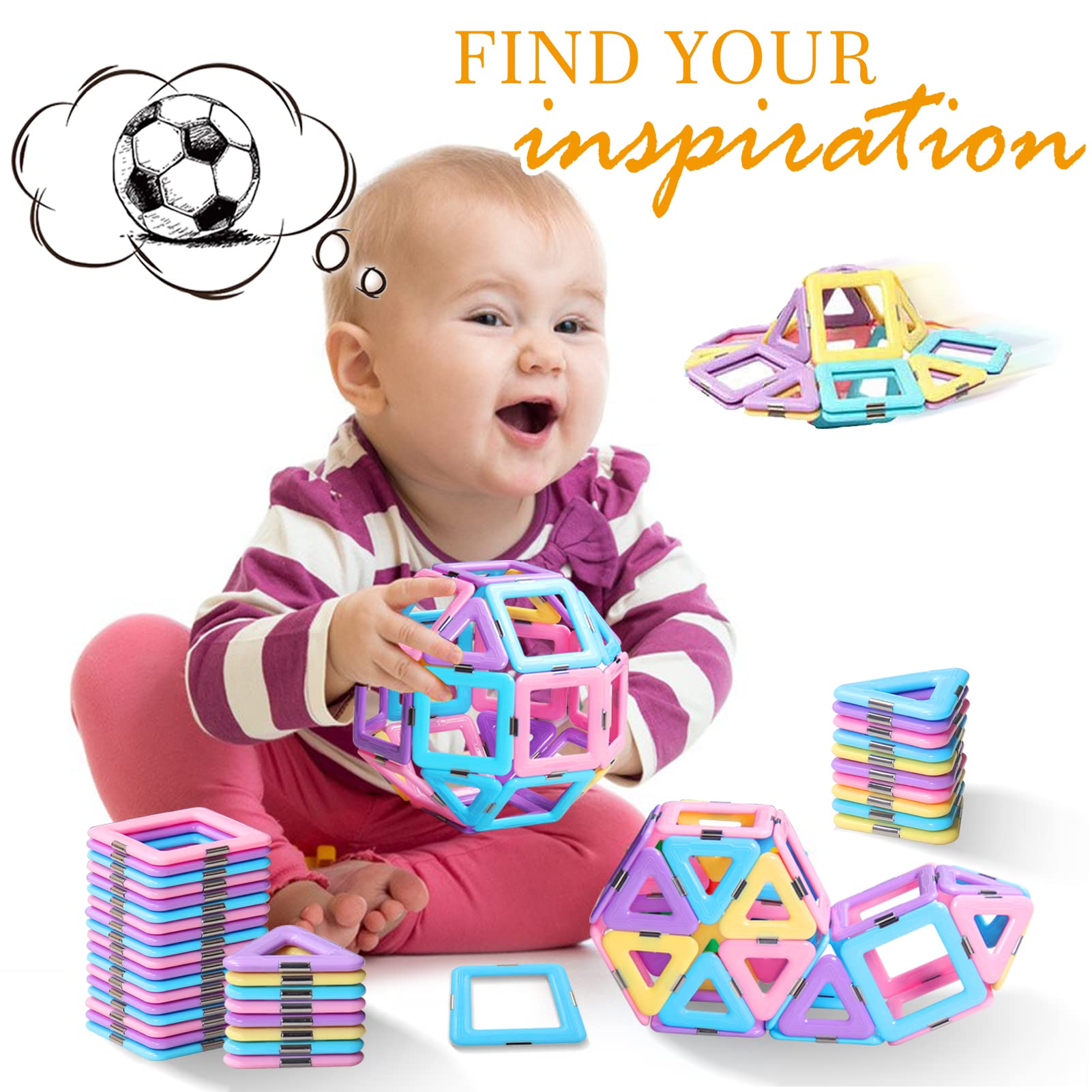 Tolnetr safe durable blocks with BPA-free ABS and rounded edges for worry free play