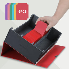 Tombert card storage box interior dimensions fit 11-4x4-2x9-5 inches for cards.