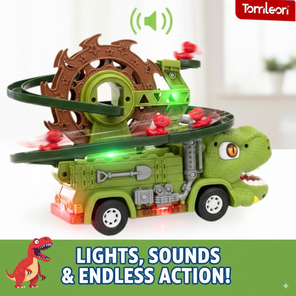 Tomleon Dino Ferris-wheel lift showcases top-return for endless drops