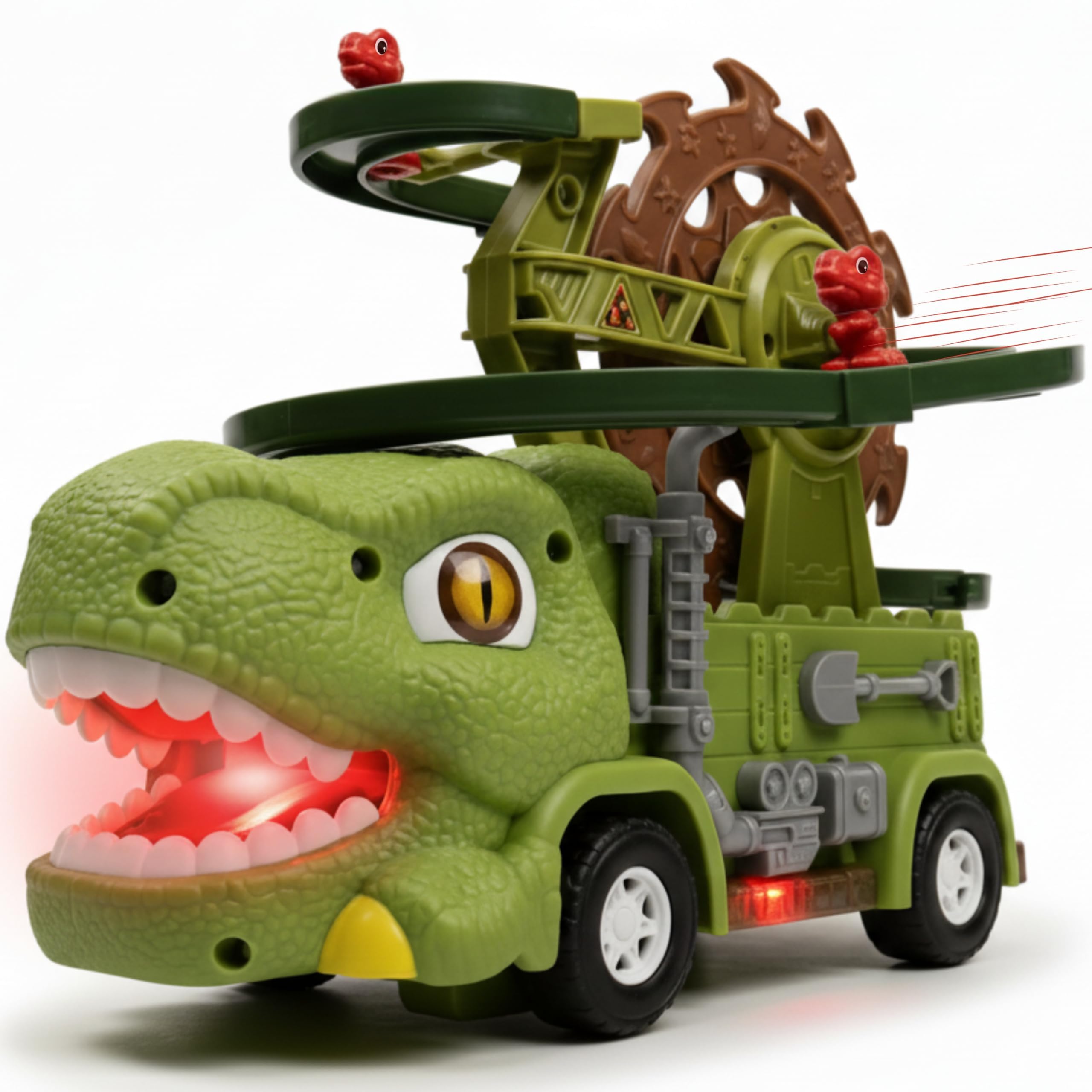 Tomleon Dinosaur Truck lights for engaging indoor play