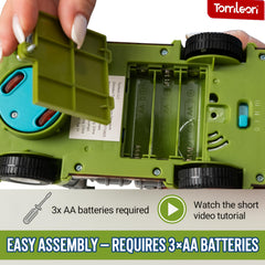 Tomleon Dinosaur Truck mute mode enables quiet play