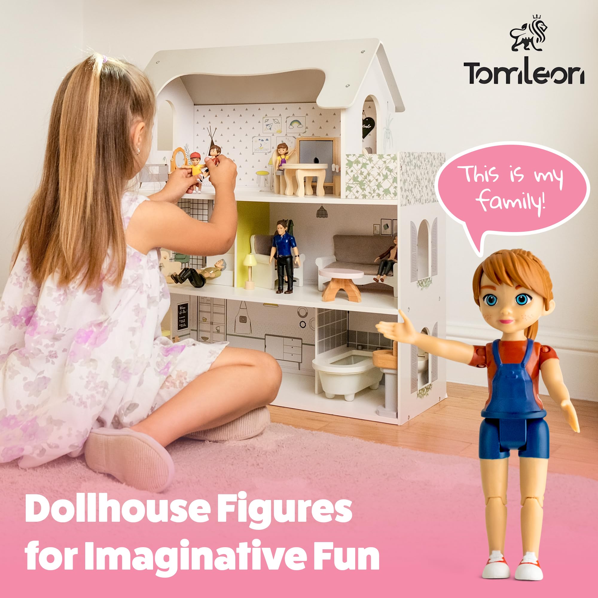 TOMLEON brother figure, sturdy design stands up to hours of play.