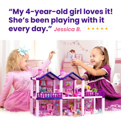 TomLeOn princess dolls ready to lead royal play in the dollhouse