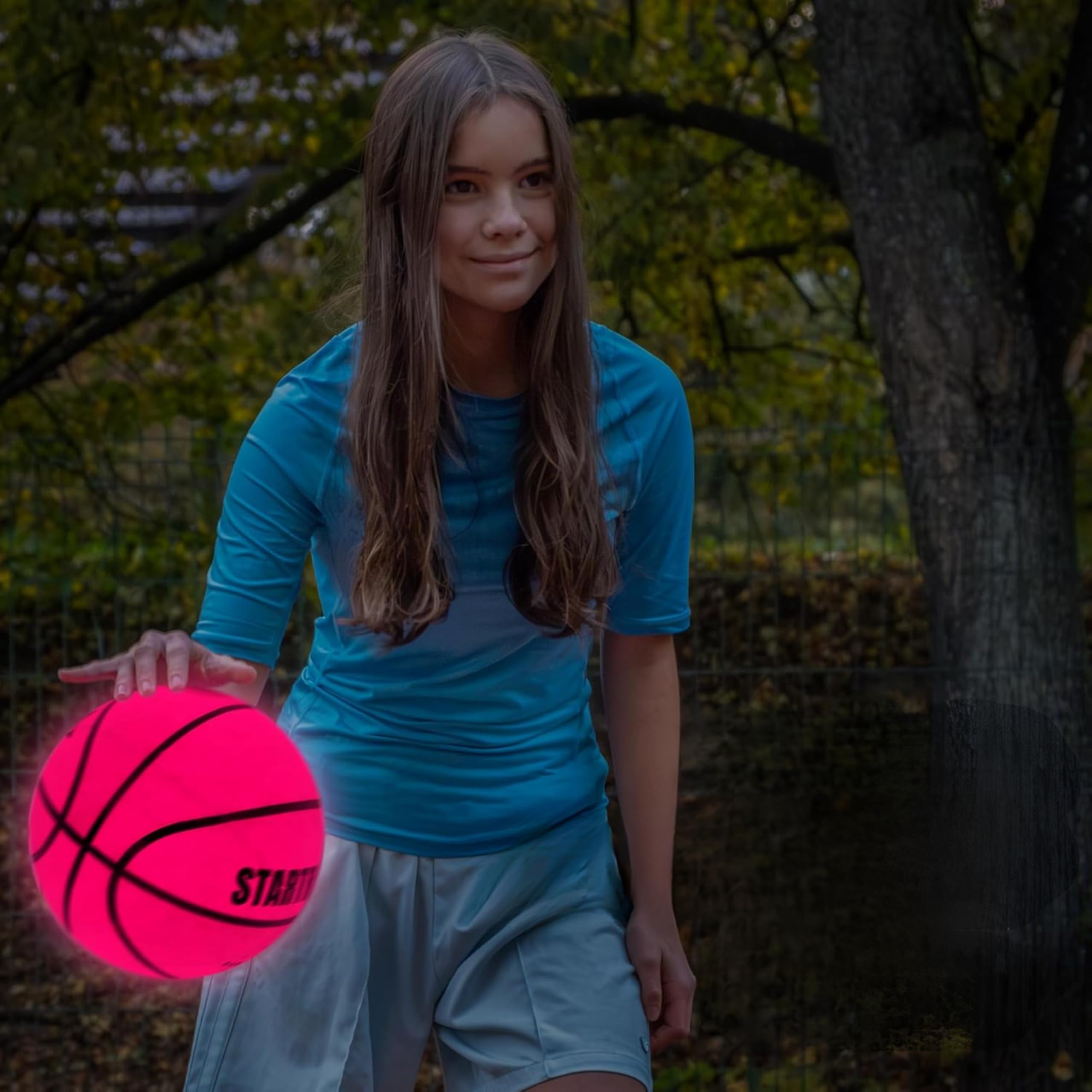 TOMLEON glow basketball is a gift for boys and girls who love hoops.