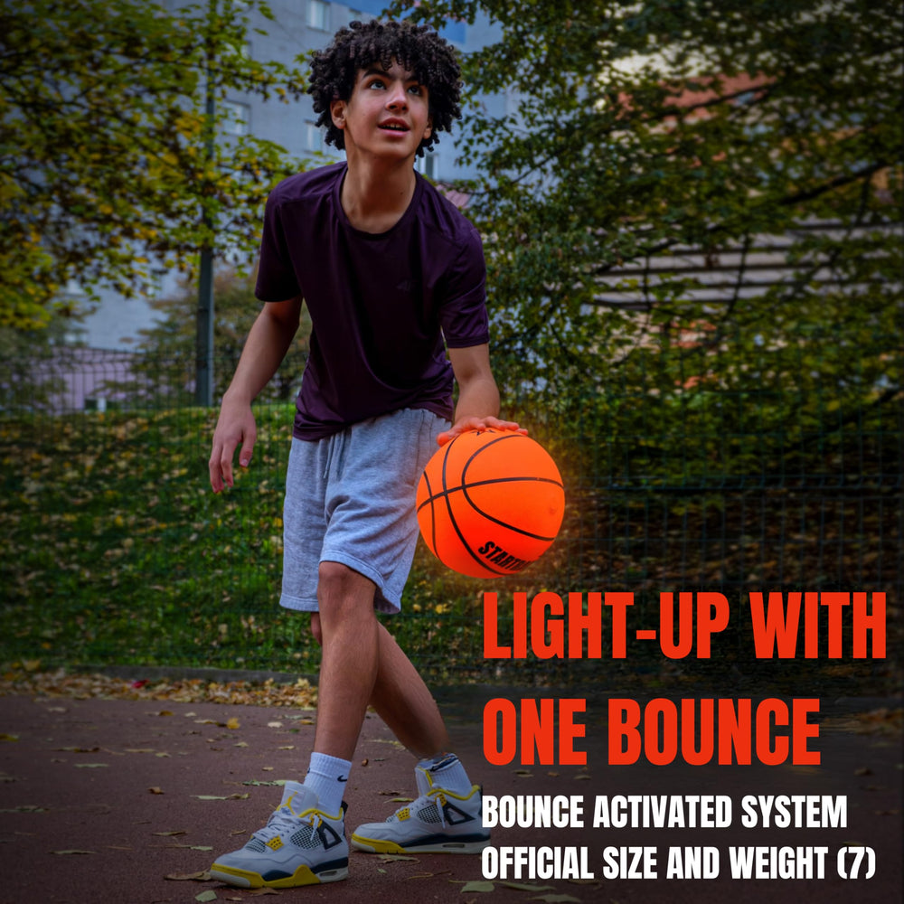 TOMLEON Glow basketball is a perfect gift for basketball loving kids