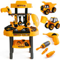 TOMLEON toddler workbench with drill and tools for imaginative play and skill building