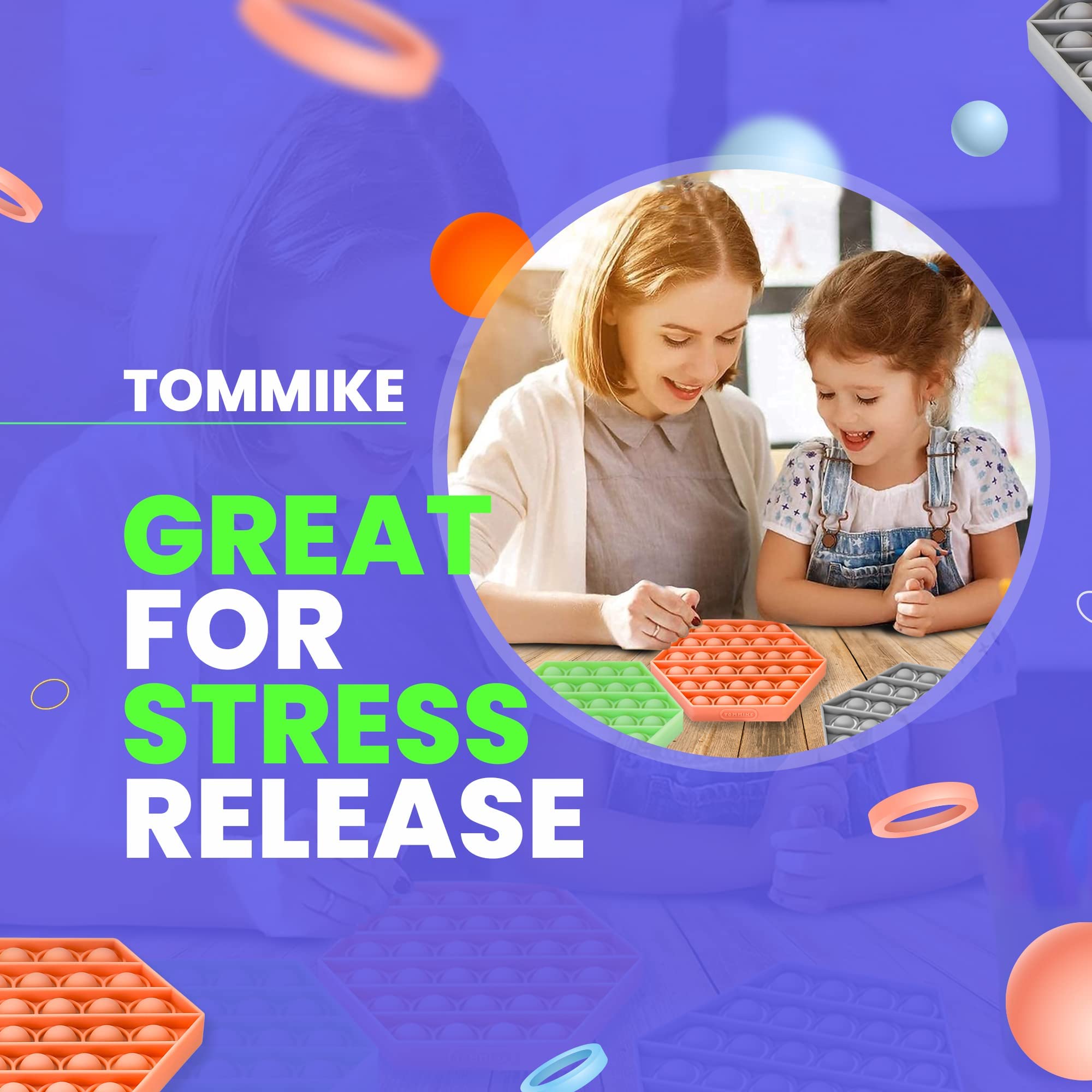 TommiKe Hexagon Push Pop burnt coral pack shot for travel and on-the-go focus